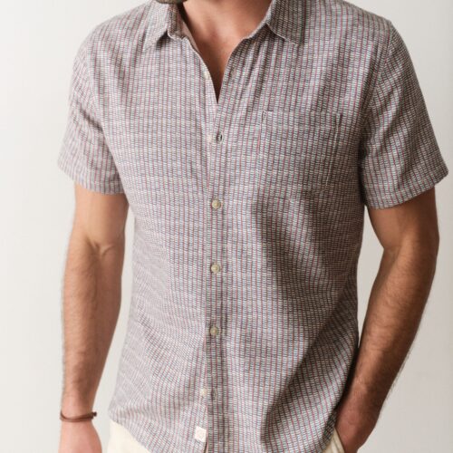 Stretch Selvage Short Sleeve Shirt
