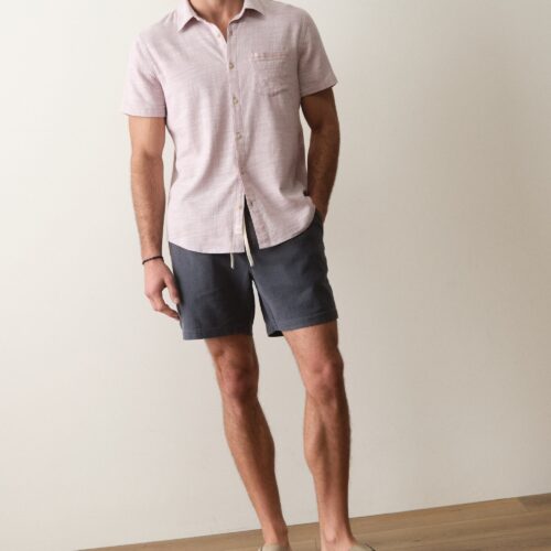 Stretch Selvage Short Sleeve Shirt