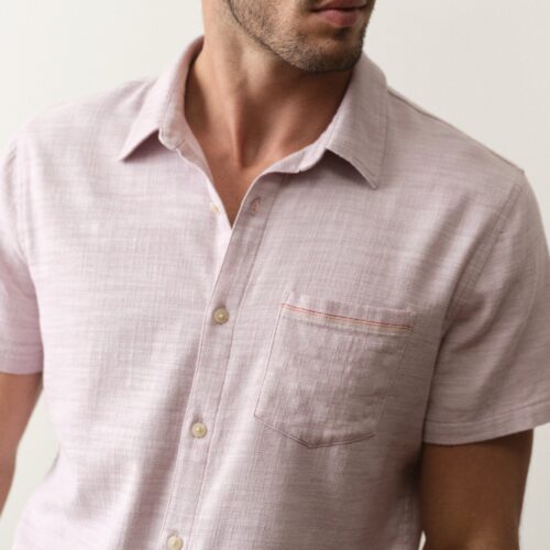 Stretch Selvage Short Sleeve Shirt
