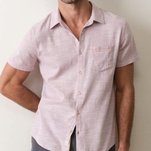 Stretch Selvage Short Sleeve Shirt