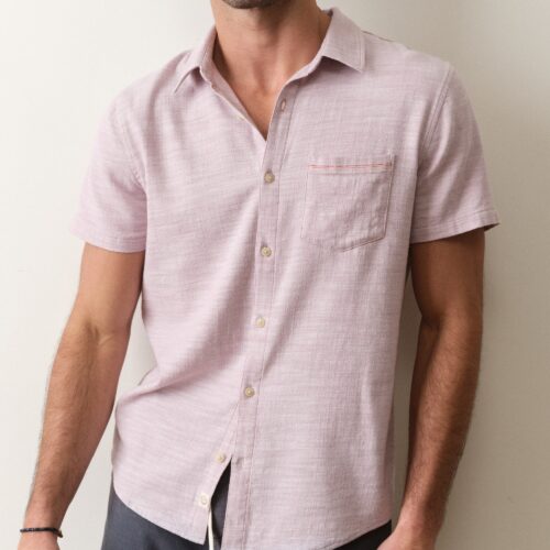 Stretch Selvage Short Sleeve Shirt