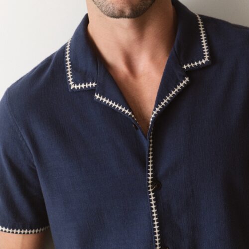 Embroidered Resort Shirt