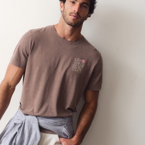 Hemp Cotton Relaxed Graphic Tee