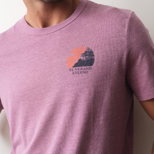 Hemp Cotton Relaxed Graphic Tee