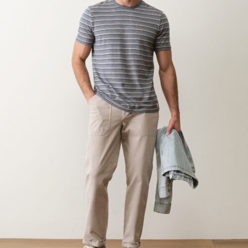 Signature Jacquard Crew Tee