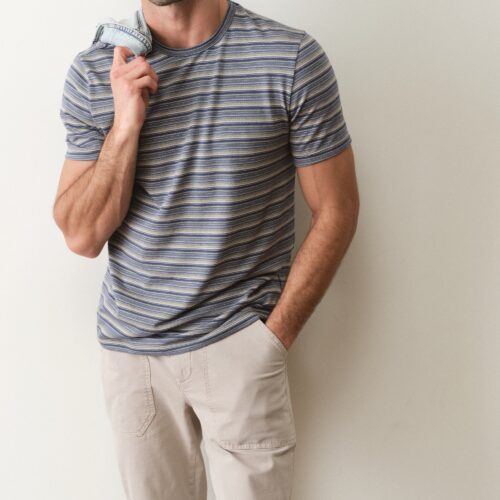 Signature Jacquard Crew Tee