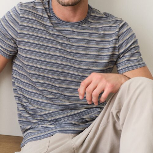 Signature Jacquard Crew Tee