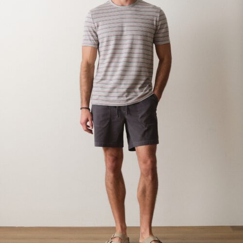 Signature Jacquard Crew Tee