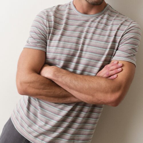 Signature Jacquard Crew Tee