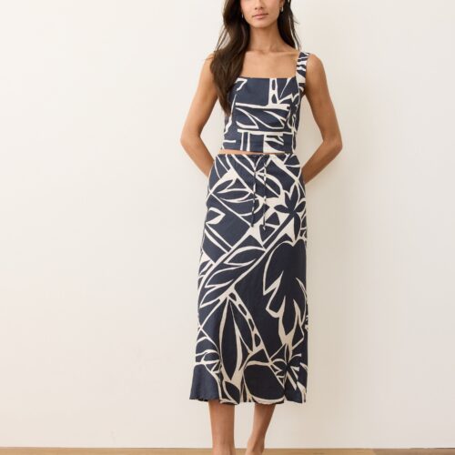 Avery Hemp Midi Skirt