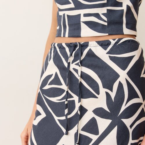 Avery Hemp Midi Skirt