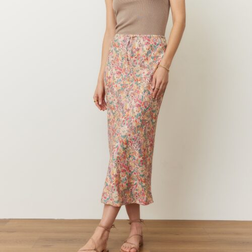 Avery Hemp Midi Skirt