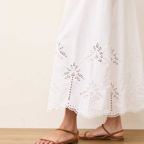 Selene Eyelet Maxi Dress