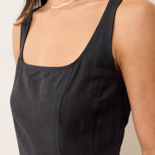 Denisse Hemp Mini Dress