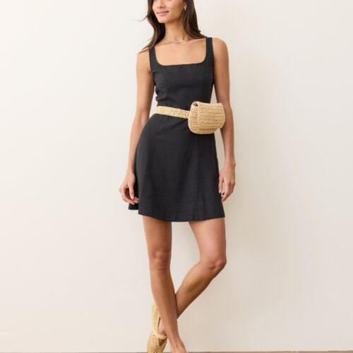 Denisse Hemp Mini Dress