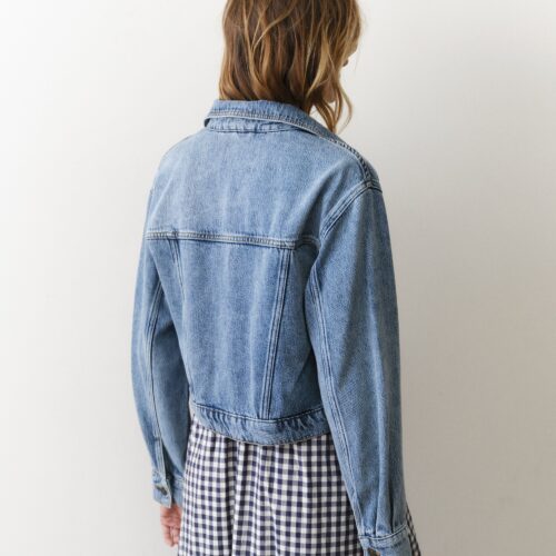 Ash Crop Denim Jacket