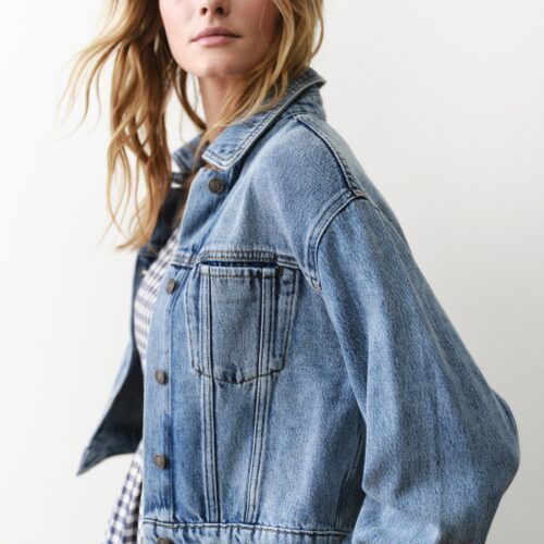 Ash Crop Denim Jacket