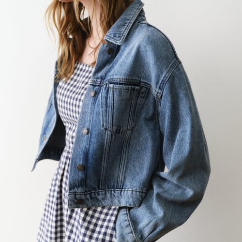 Ash Crop Denim Jacket