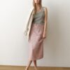 Avery Hemp Midi Skirt