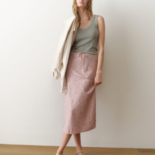 Avery Hemp Midi Skirt