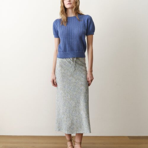 Avery Hemp Midi Skirt