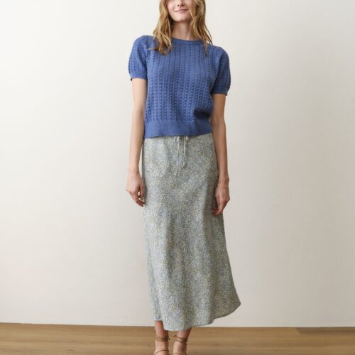 Avery Hemp Midi Skirt