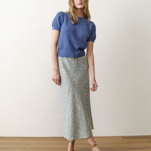 Avery Hemp Midi Skirt