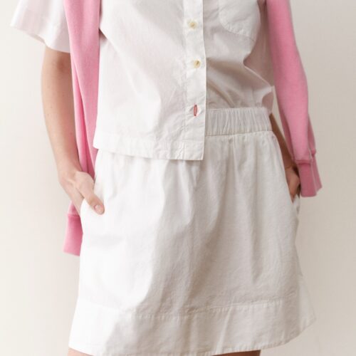 Lea Poplin Mini Skirt