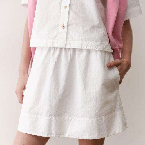 Lea Poplin Mini Skirt