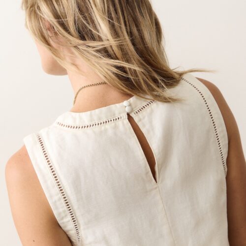 Cora Linen Mini Dress