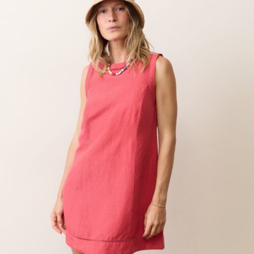 Cora Linen Mini Dress