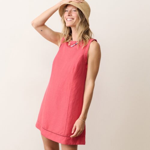 Cora Linen Mini Dress