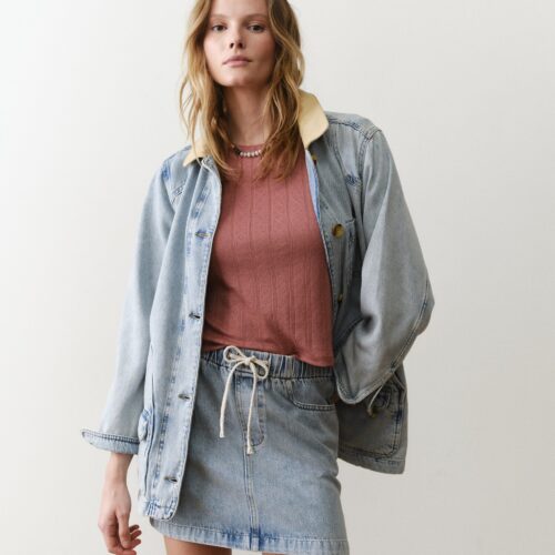 Ella Denim Mini Skirt