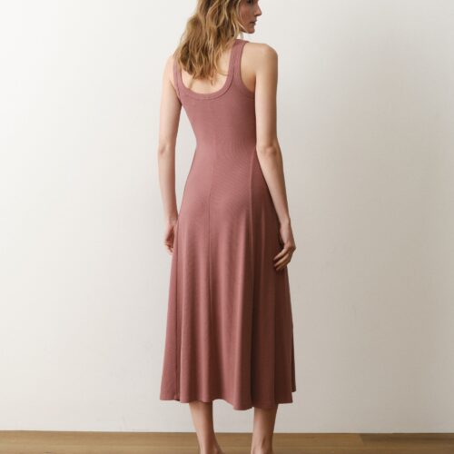 Lexi Rib Fit & Flare Dress