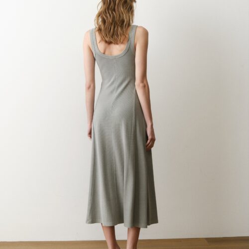 Lexi Rib Sun-In Scoop Neck Dress
