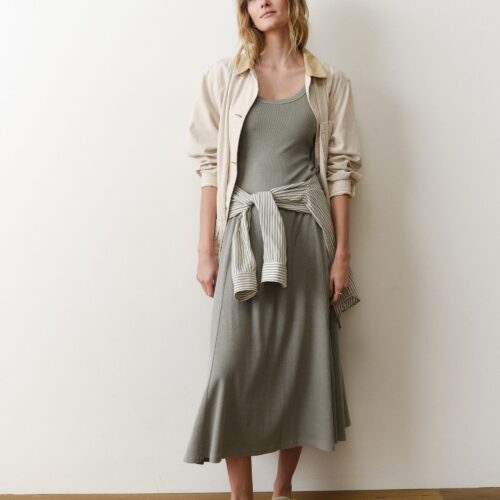 Lexi Rib Sun-In Scoop Neck Dress