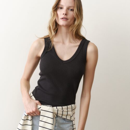 Lexi Rib V-Neck Tank