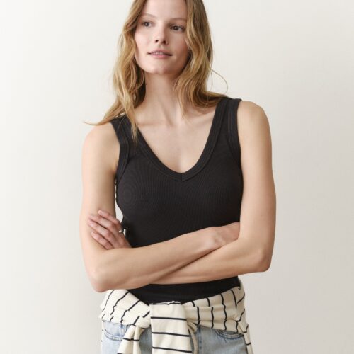 Lexi Rib V-Neck Tank