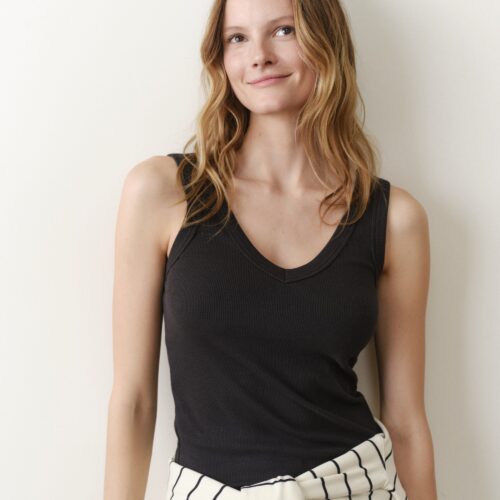 Lexi Rib V-Neck Tank