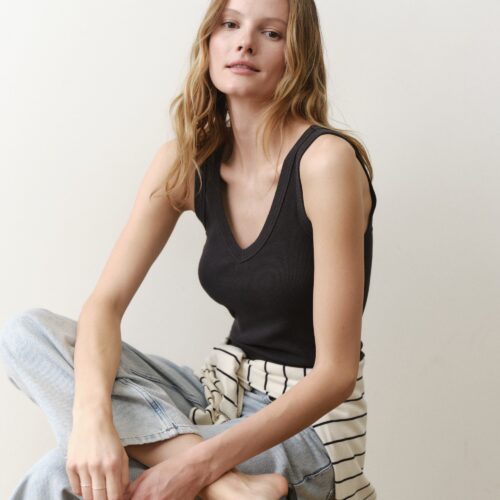 Lexi Rib V-Neck Tank