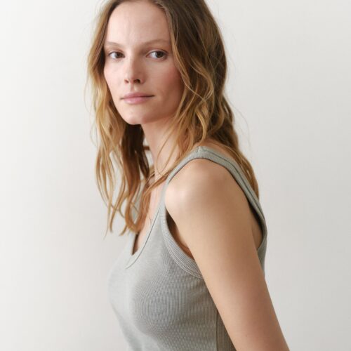 Lexi Rib V-Neck Tank