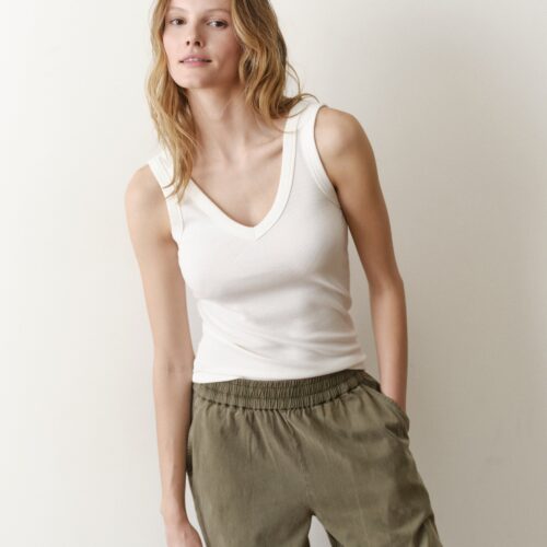 Lexi Rib V-Neck Tank