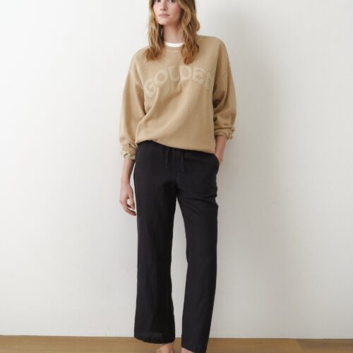 Linen Drawstring Pant