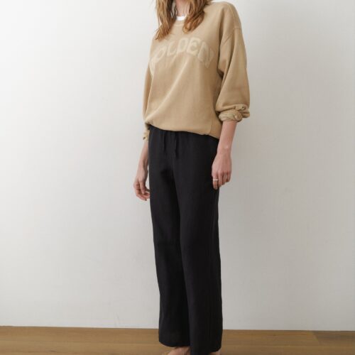 Linen Drawstring Pant