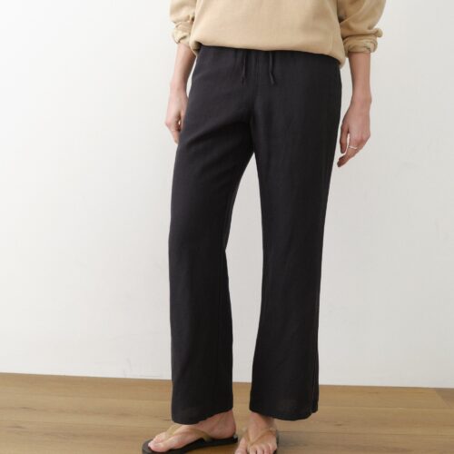 Linen Drawstring Pant