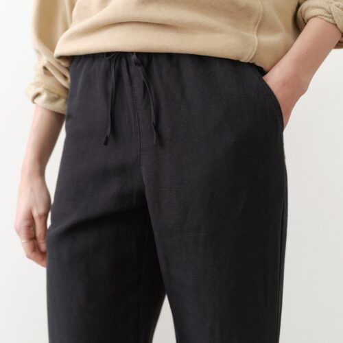 Linen Drawstring Pant