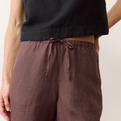 Linen Drawstring Pant