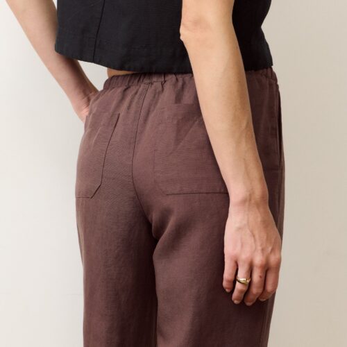 Linen Drawstring Pant