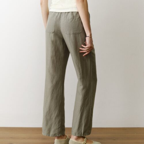 Linen Drawstring Pant