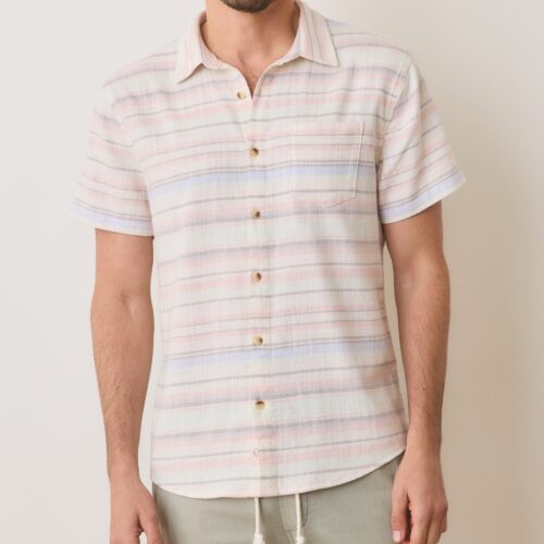 Stretch Selvage Short Sleeve Shirt